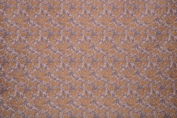 Brown, Gray Cloque' 000804 Woven Fabric