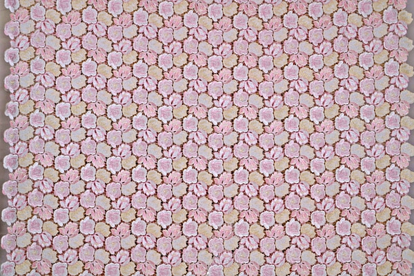 Flowers Laces-Embroidery Apparel Fabric UN000988
