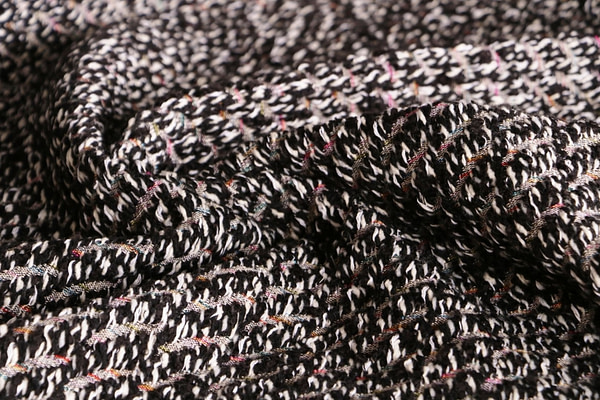 Geometric Bouclé - Tweed Apparel Fabric UN001154