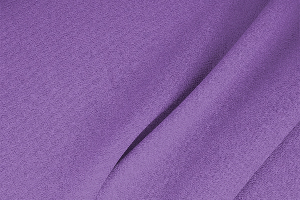 Iris Purple Wool Wool Double Crêpe Apparel Fabric