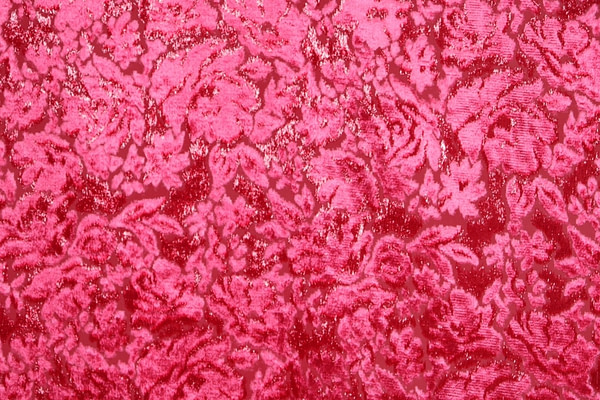 Tissu Couture Fleurs Velour TC000632