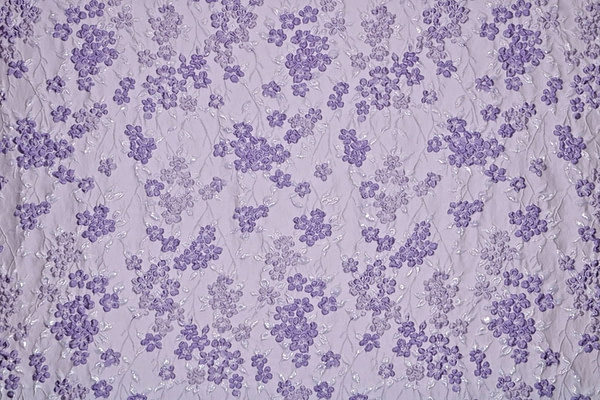 Purple Woven Fabric - Jacquard 003