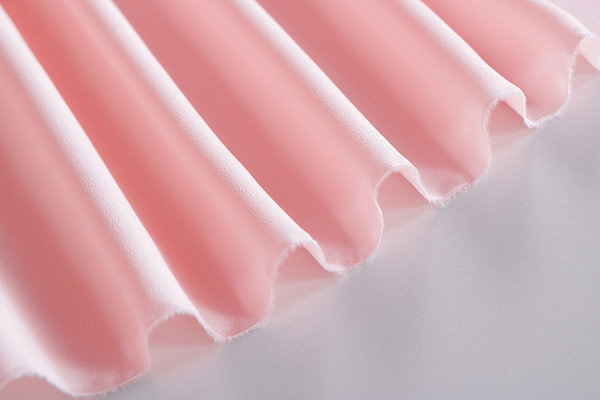 Quartz pink silk crêpe de chine fabric | new tess