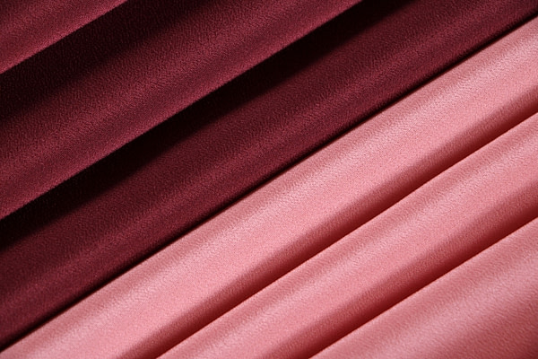 Tissu Couture Crêpe de Chine Violet bordeaux en Soie