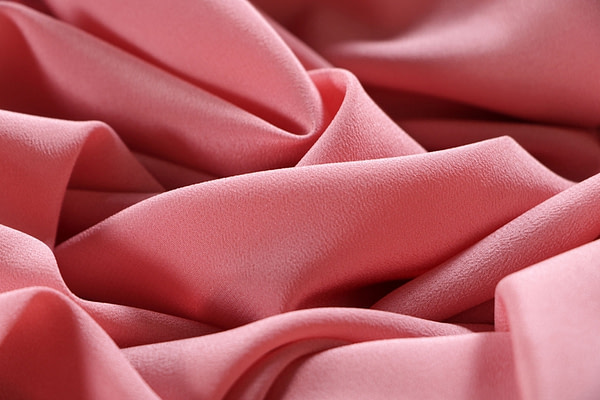 Phard pink crêpe de chine fabric | new tess
