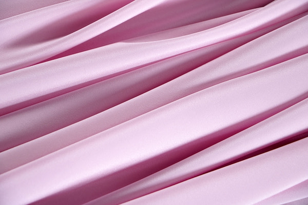 Candied pink stretch silk crepe de chine fabric | new tess