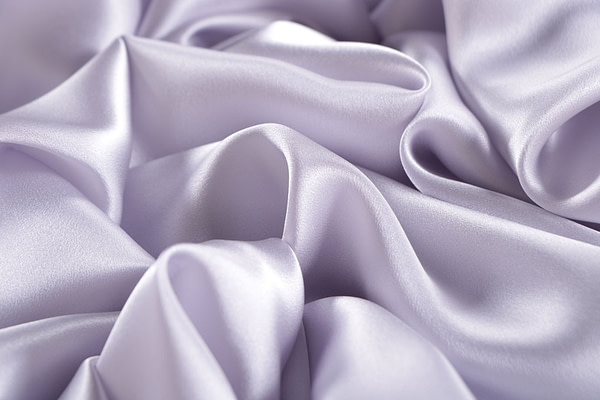 Light purple crêpe back satin fabric | new tess