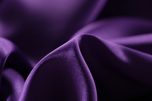 Tessuto Crepe Satin Ametista per Abbigliamento