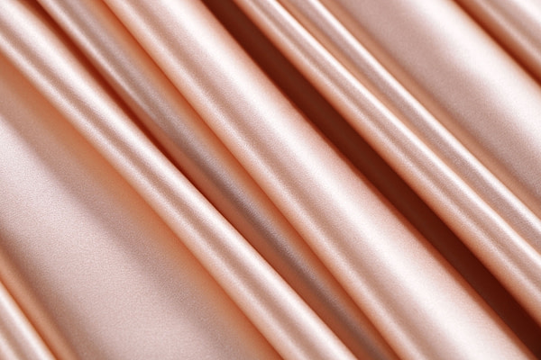 Powder pink crêpe back satin fabric | new tess