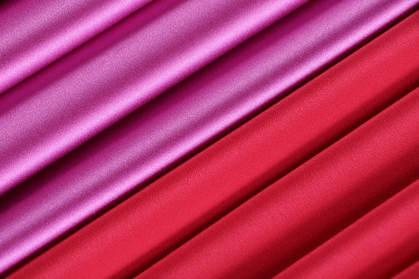 Tissu Couture Crêpe Satin Fuchsia orchidée en Soie