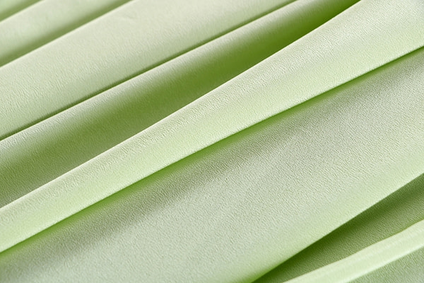 Apple Green Silk Crêpe de Chine Apparel Fabric
