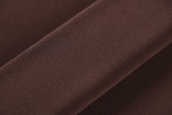 Dark brown crêpe de chine fabric | new tess