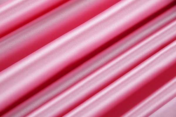 Baby pink pure silk duchesse fabric | new tess