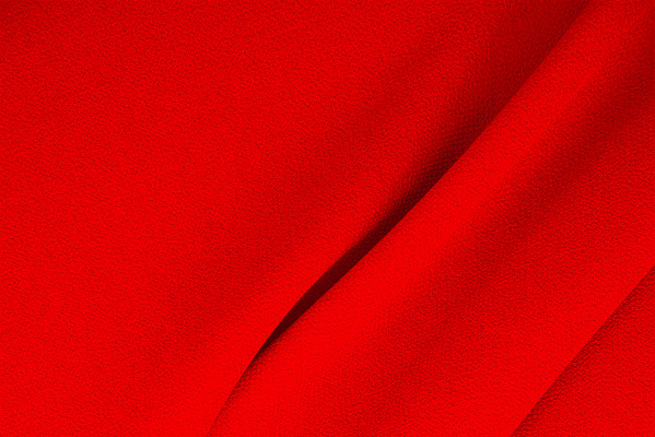 Tissu Couture Double crêpe de laine Rouge feu en Laine