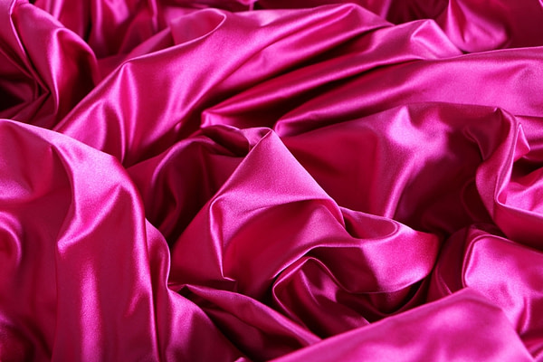 Bougainvillea fuchsia pure silk duchesse satin fabric | new tess