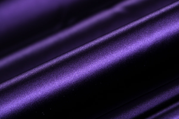Indigo purple pure silk duchesse fabric | new tess