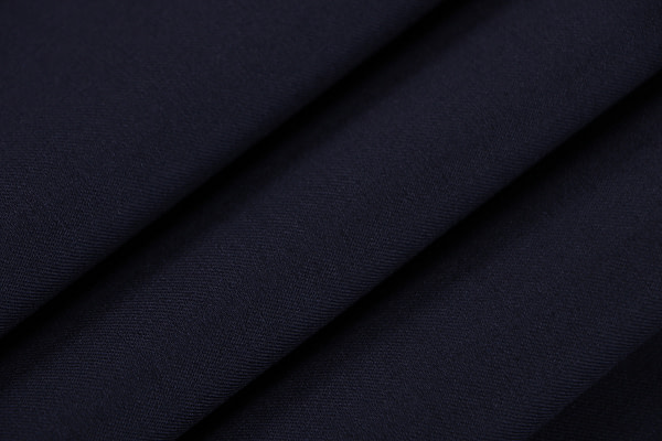 Night blue stretch wool gabardine fabric | new tess