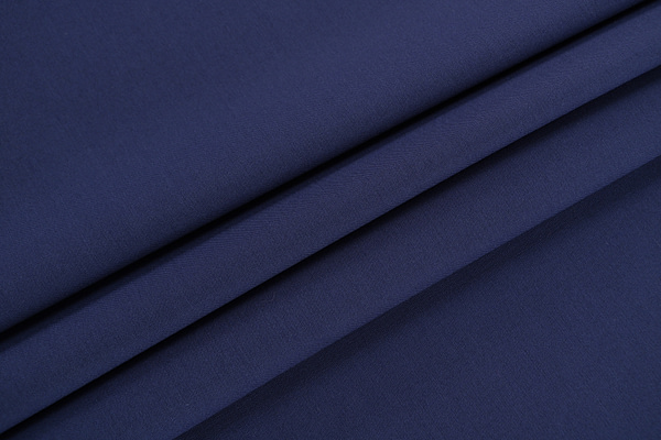 Tessuto Gabardine Stretch Oceano per Abbigliamento