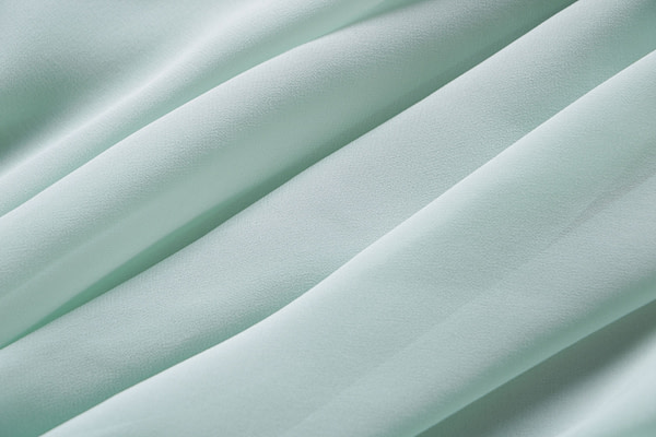 Chlorophyll green georgette fabric | new tess