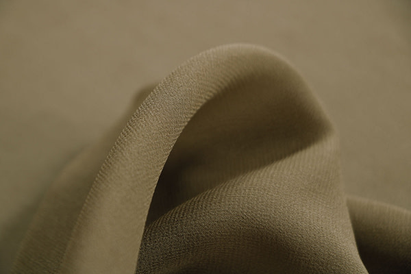 Tessuto Georgette Militare per Abbigliamento