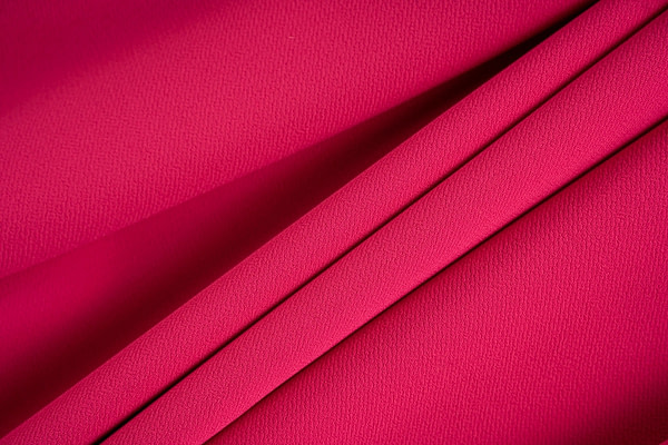 Bougainvillea fuchsia polyester crepe microfibre fabric | new tess