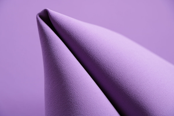 Lavender purple heavy polyester microfibre fabric | new tess