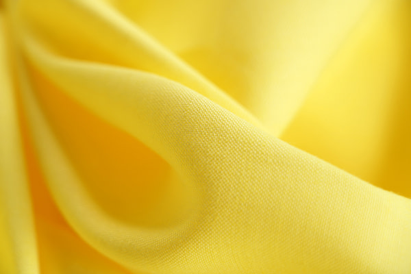 Lemon yellow linen blend fabric | new tess