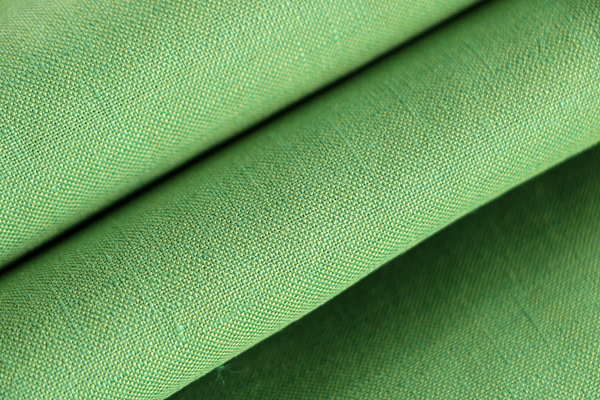 Tessuto Misto Lino Erba per Abbigliamento