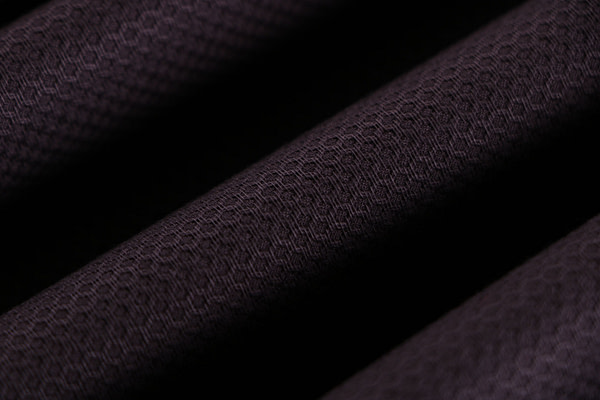 Dark brown stretch cotton piqué fabric | new tess