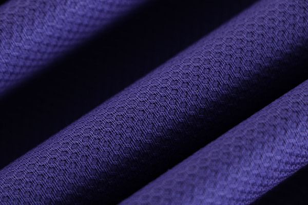 Tessuto Piquet Stretch Iris per Abbigliamento