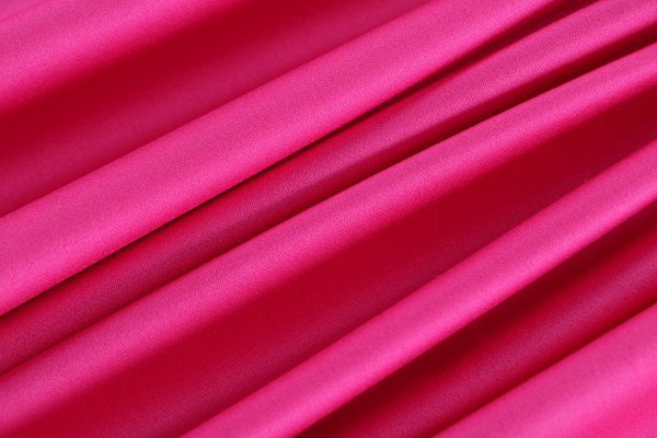 Fuchsia lightweight stretch cotton sateen fabric | new tess