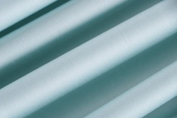 Tessuto Rasatello Di Cotone Stretch Menta per Abbigliamento