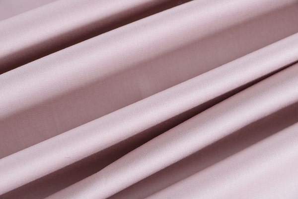 Dusty rose pink lightweight stretch cotton sateen fabric | new tess