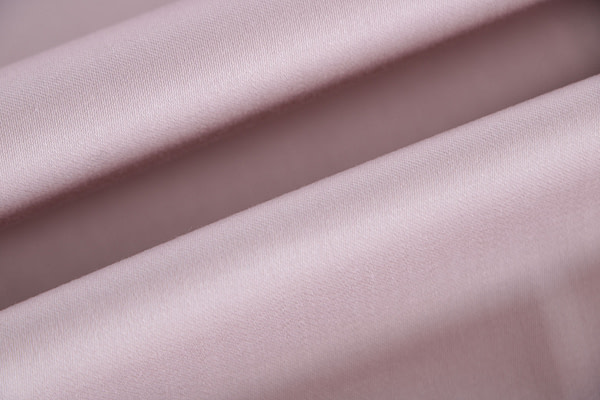 Dusty rose pink lightweight stretch cotton sateen fabric | new tess