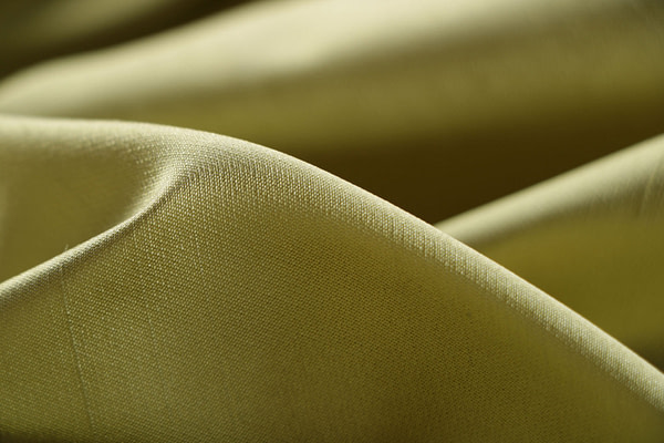 Lime yellow pure silk shantung satin fabric | new tess