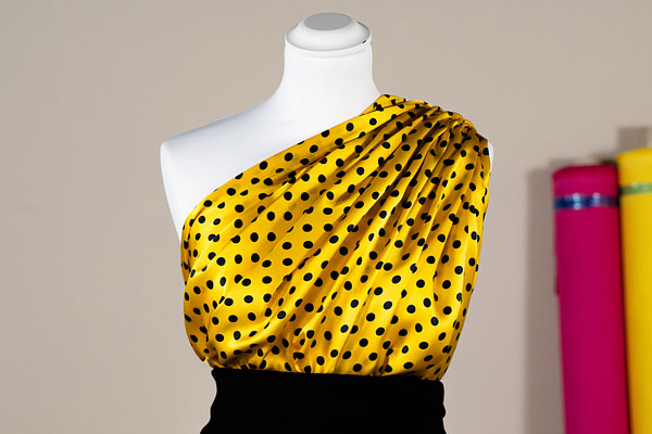 Tissu Couture Pois Imprimé ST000738