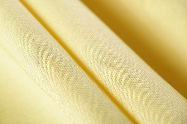 Sun yellow pure silk shantung satin fabric | new tess