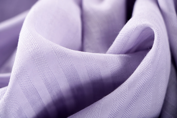 Lilac barré cotton-linen voile fabric | new tess