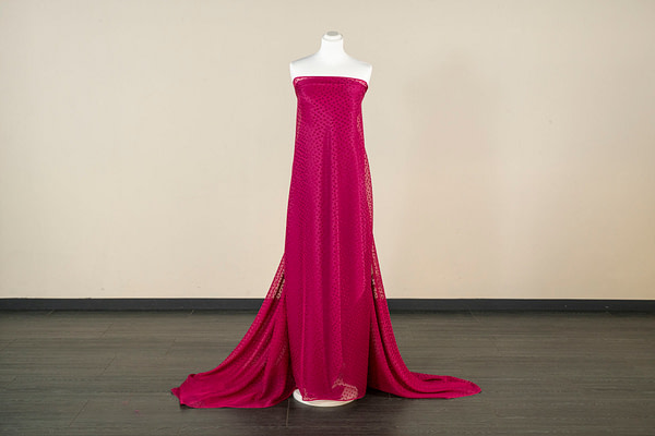 Satin devoré fabric | new tess