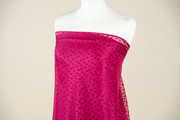 Satin devoré fabric | new tess