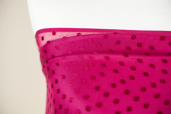 Satin devoré fabric | new tess