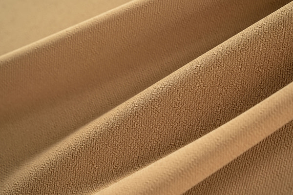 Beige crepe microfiber fabric | new tess