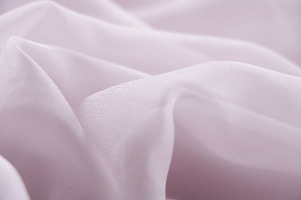 Light purple chiffon fabric in pure silk | new tess