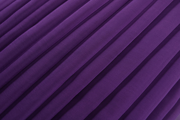 Tissu Couture Chiffon Violet améthyste en Soie