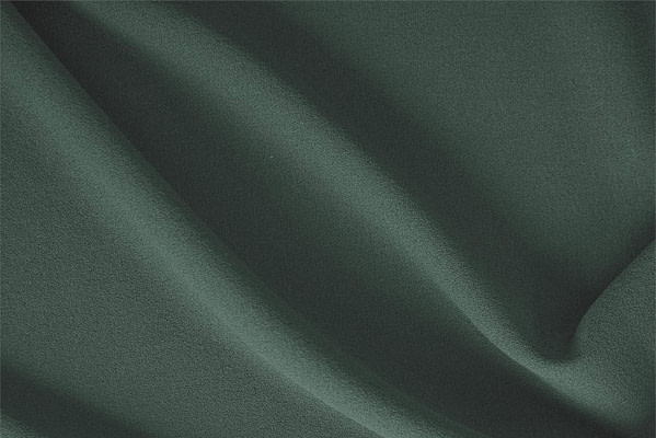 Octanium Green Wool Wool Crêpe Apparel Fabric