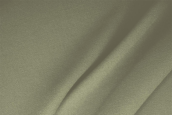 Hay Green Wool Wool Double Crêpe Apparel Fabric