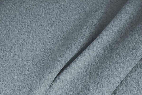 Lichen Gray Wool Wool Double Crêpe Apparel Fabric