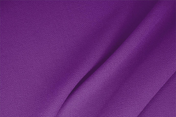 Tessuto Doppia Crepella Violetta per Abbigliamento