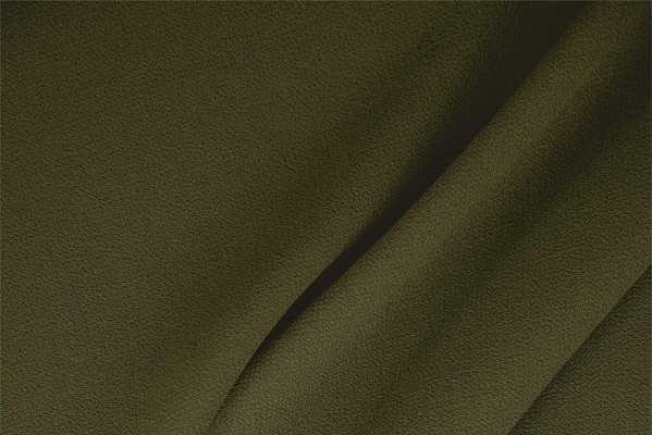 Army Green Wool Wool Double Crêpe Apparel Fabric