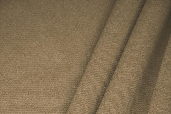 Underbrush Brown Linen, Stretch, Viscose Linen Blend Apparel Fabric